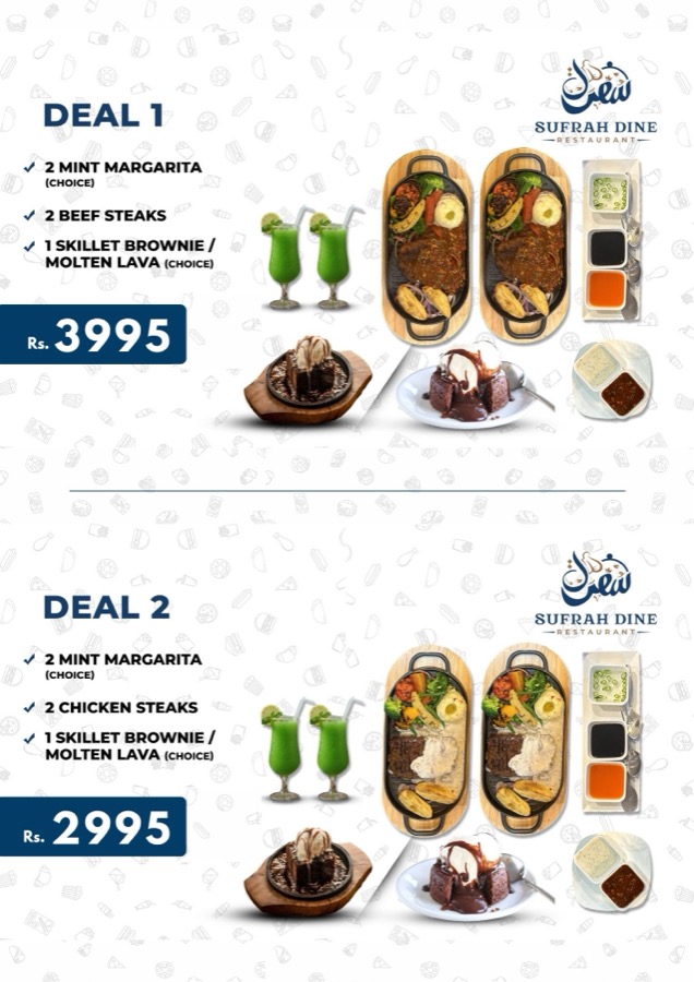 Steak Deal 1 and Deal 2