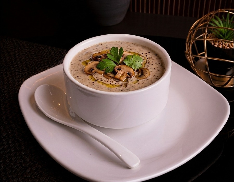 Cream of Mushroom Soup - Soups at Sufrah Dine, Bahria Phase 7